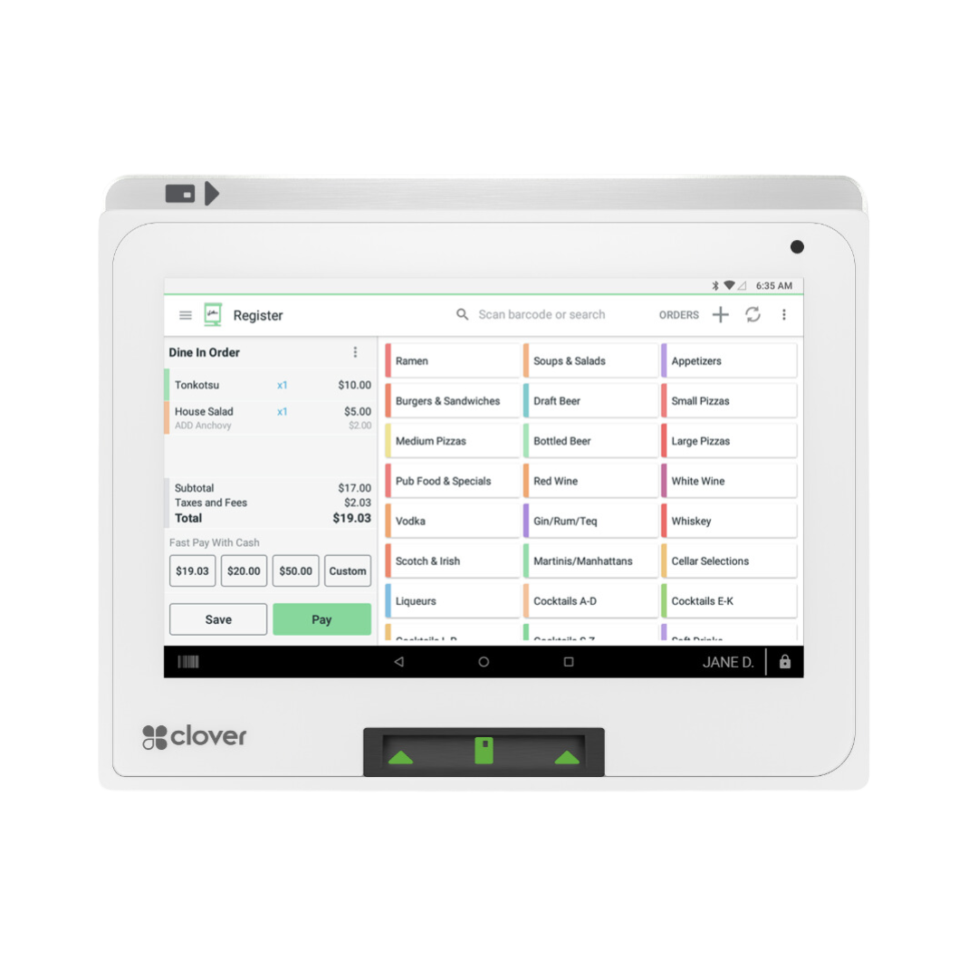Clover Mini Gen 3 POS System | All-in-One POS Checkout